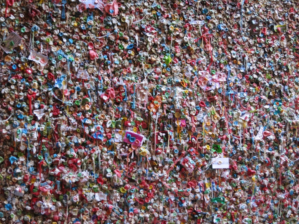 Over a million pieces of gum!
